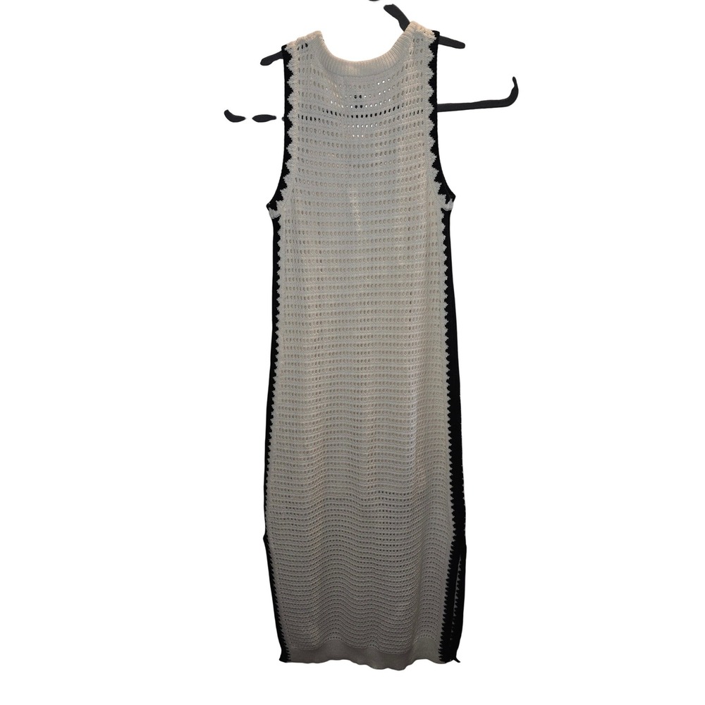 Universal Threads crochet maxi dress cream & black lined with slip dress sz XS‎ - Picture 3 of 9